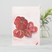 Tomaten Feiertagskarte (Stehend Vorderseite)