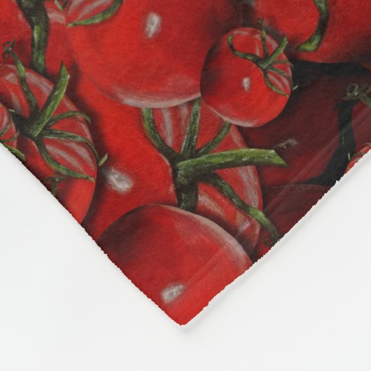 Tomaten Fleece Blanket (Ecke)