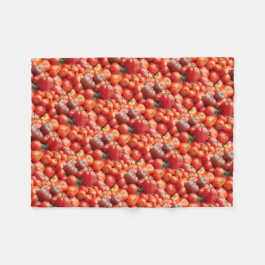 Tomaten Fleecedecke (Vorderseite (Horizontal))