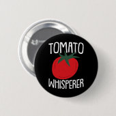 Tomaten-Flüsterer Vatertag Gärtnern Dad-dy Dada Button (Vorne & Hinten)