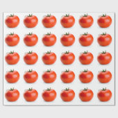 Tomaten-Gartenfrucht Geschenkpapier (Flach)