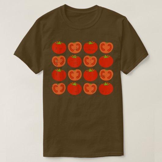 Tomaten Gemüse Funny Tomato Kostüm T-Shirt (Design vorne)