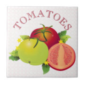 Tomaten Gemüse Obstgarten Fliese (Vorderseite)