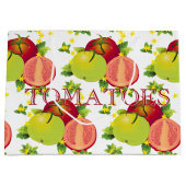 Tomaten Gemüse Obstgarten Große Geschenktüte (Vorderseite)