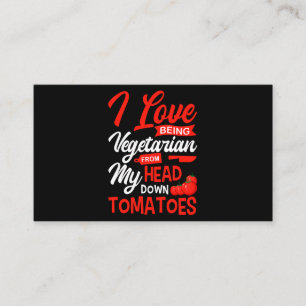 Tomaten Gemüse Veganer Gärtner I Liebe sein V Visitenkarte