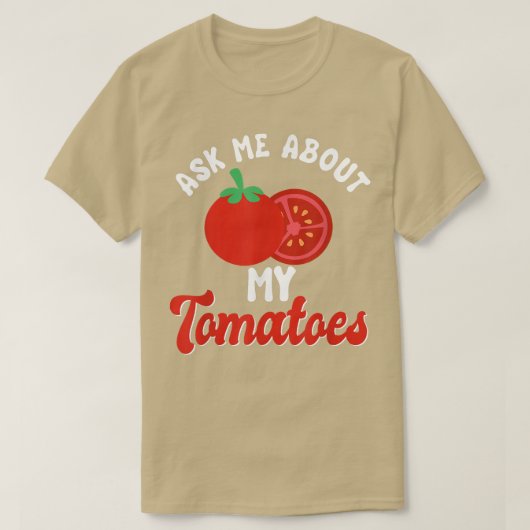 Tomaten Gemüse Veganer Gärtner Vegetarier Gar T-Shirt (Design vorne)