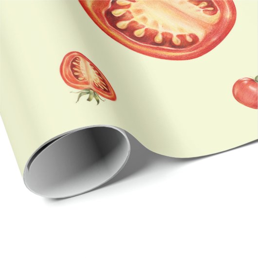 Tomaten Geschenkpapier (Rolleneckpunkt)