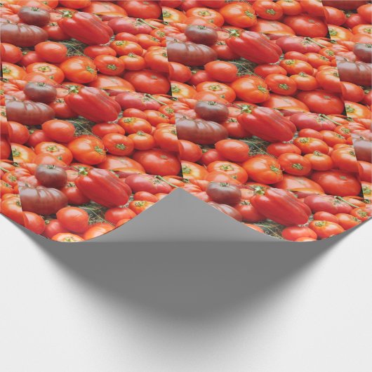 Tomaten Geschenkpapier (Ecke)