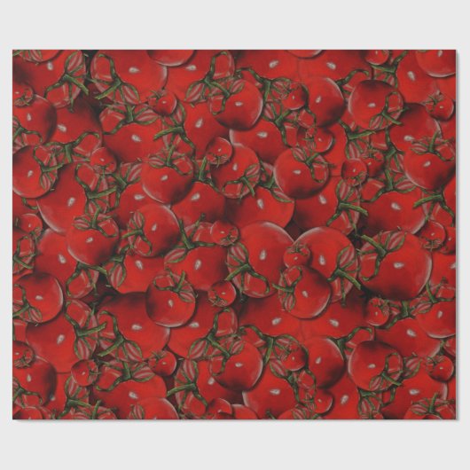Tomaten-Geschenkpapier Geschenkpapier (Flach)