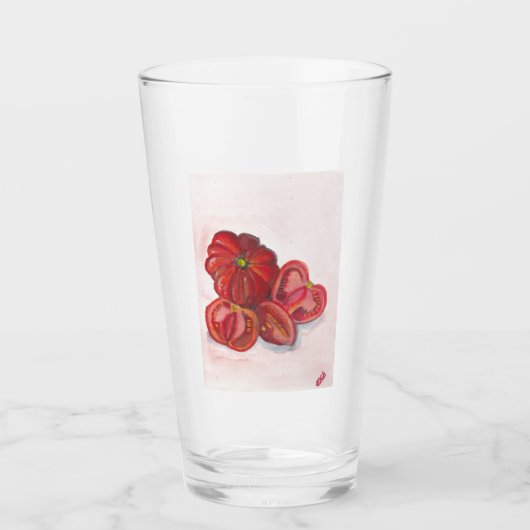 Tomaten Glas (Vorderseite)