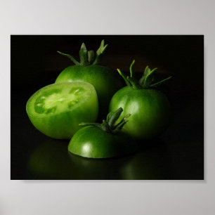 Tomaten Green Still Life Poster