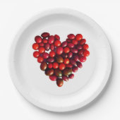 Tomaten Herz Pappteller (Vorderseite)