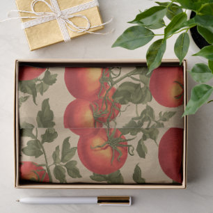 Tomaten im Vintage-Stil Seidenpapier