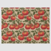 Tomaten im Vintage-Stil Seidenpapier (Vorderseite)