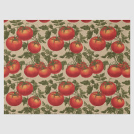 Tomaten im Vintage-Stil Seidenpapier