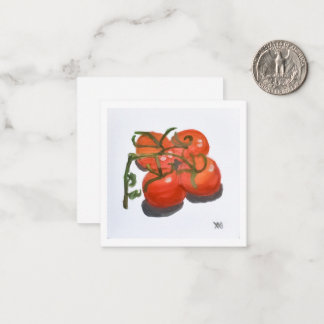 Tomaten im Weinstock Mitteilungskarte