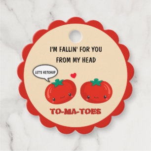 Tomaten in Liebe Niedlich Romantischer Valentinsta Geschenkanhänger