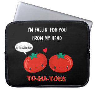 Tomaten in Liebe Niedlich Romantischer Valentinsta Laptopschutzhülle