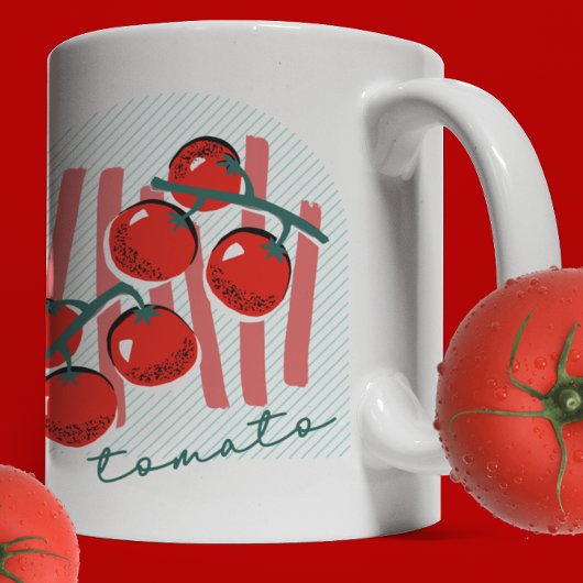Tomaten Italien Bauernmarkt Kaffeetasse