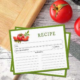 Tomaten Küche Rezept Karte