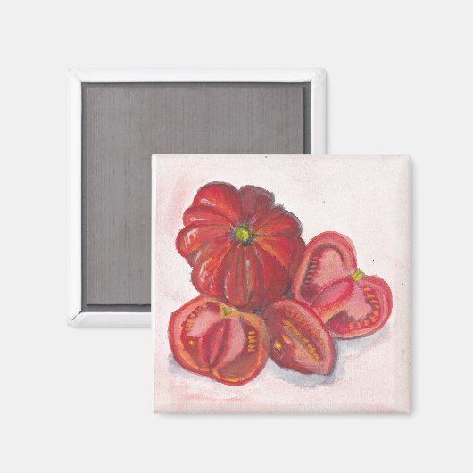 Tomaten Magnet (Vorderseite/Rückseite)