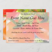 Tomaten Nah Einladung (Vorne/Hinten)