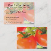 Tomaten Nah Visitenkarte (Vorne/Hinten)