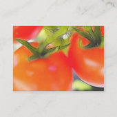 Tomaten Nah Visitenkarte (Rückseite)