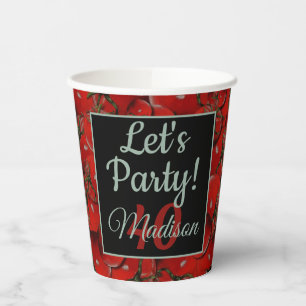 Tomaten Papier Cups Pappbecher