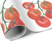 Tomaten/Paradeiser Geschenkpackung Aquarell Geschenkpapier (Rolleneckpunkt)