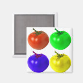 Tomaten/Paradeiser - Kühlschrankmagnet (Vorderseite/Rückseite)