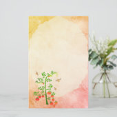 Tomaten/Paradeiser-Pflanze und Bienen 3 (Stehend Vorderseite)