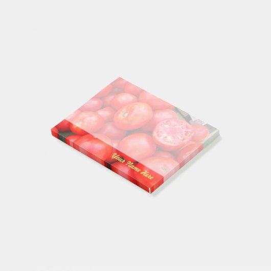 Tomaten/Paradeiser Post-it Klebezettel (angewinkelt)