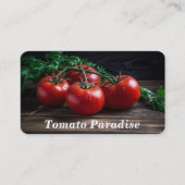 Tomaten/Paradeiser Visitenkarte (Vorderseite)