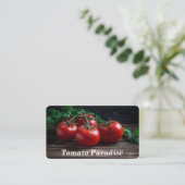Tomaten/Paradeiser Visitenkarte (Stehend Vorderseite)
