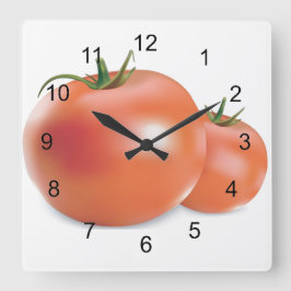 Tomaten/Paradeiser-Wandklemme Große Wanduhr
