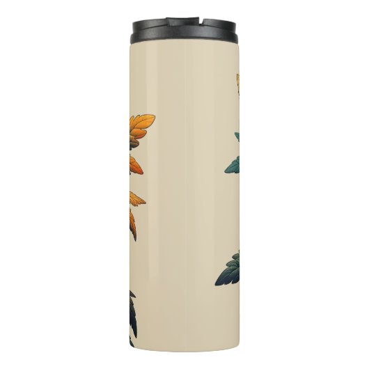 Tomaten Pflanze I Liebe Tomaten Art Thermosbecher (Rückseite)