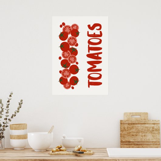 Tomaten Poster (Küche)