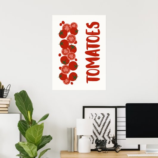 Tomaten Poster (Heimbüro)