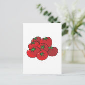 Tomaten Postkarte (Stehend Vorderseite)
