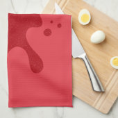 Tomaten Rot Platsche Microfaser Handtuch (Viertel Falte)