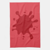 Tomaten Rot Platsche Microfaser Handtuch (Vertikal)