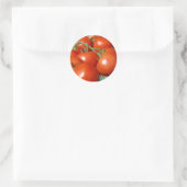 Tomaten Runder Aufkleber (Tasche)