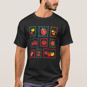 Tomaten Stempel Tomaten Gartenbau Selbsterzeugte B T-Shirt