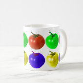 Tomaten - Tee-/Kaffee-Tasse Kaffeetasse (VorderseiteRechts)