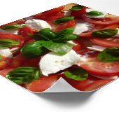 Tomaten und Mozzarella Poster (Ecke)
