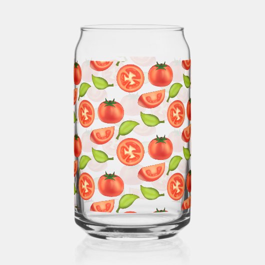 Tomaten und Oregano Dosenglas (Vorderseite)