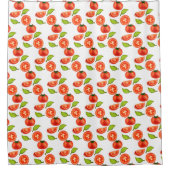 Tomaten und Oregano Duschvorhang (Vorderseite)