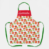 Tomaten und Oregano Schürze (Vorderseite)