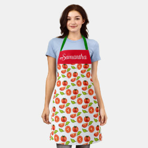 Tomaten und Oregano Schürze